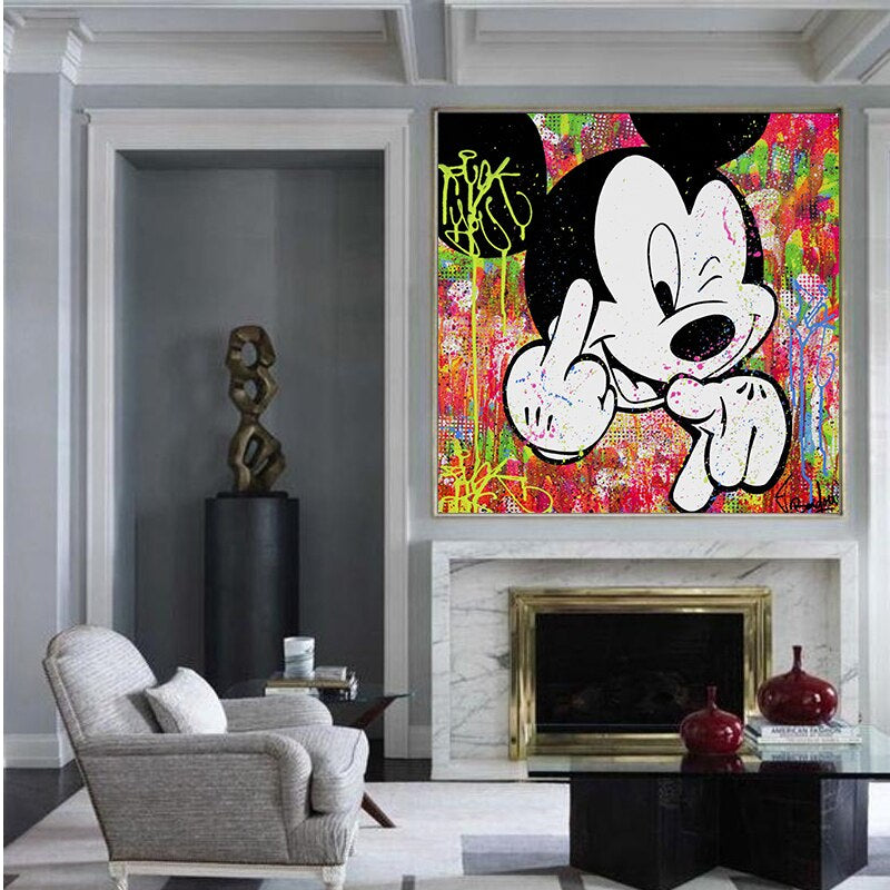 Mickey Wall Art, Splash of Arts