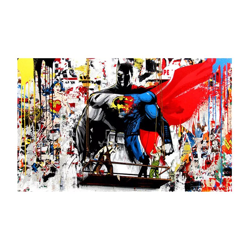 Marvel Graffiti Canvas Art - Banksy Art - The Graffiti Emporium