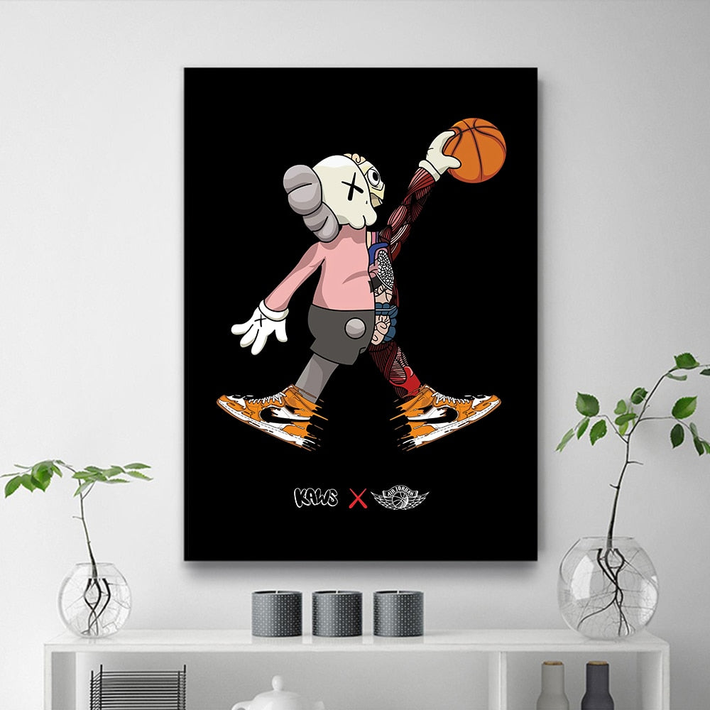 Graffiti inspired canvas prints - Basketball - The Graffiti Emporium
