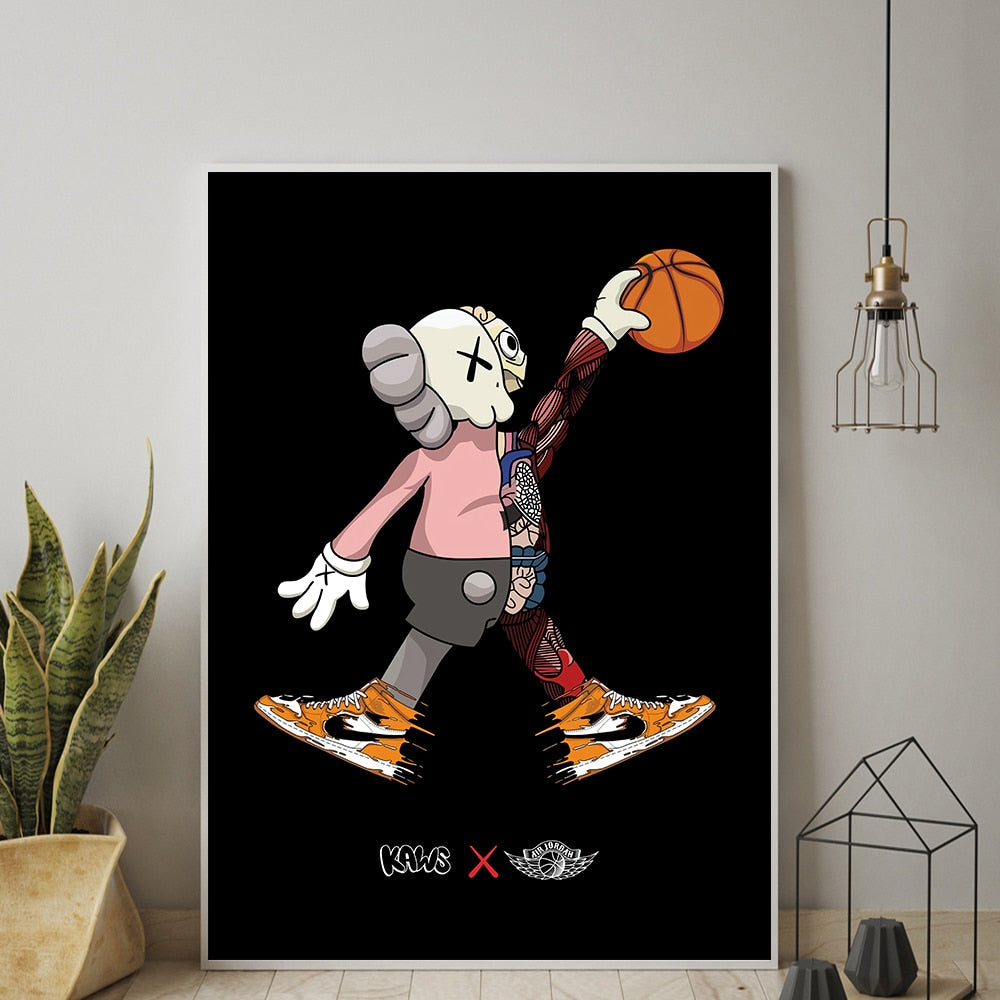 Graffiti inspired canvas prints - Basketball - The Graffiti Emporium