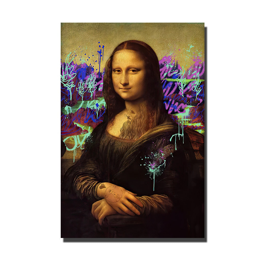 Graffiti Mona Lisa Art - Graffiti Mona Lisa - The Graffiti Emporium