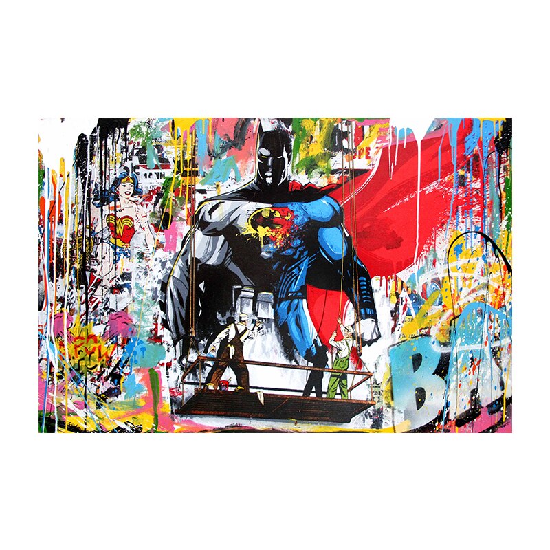 Marvel Graffiti Canvas Art - Banksy Art - The Graffiti Emporium