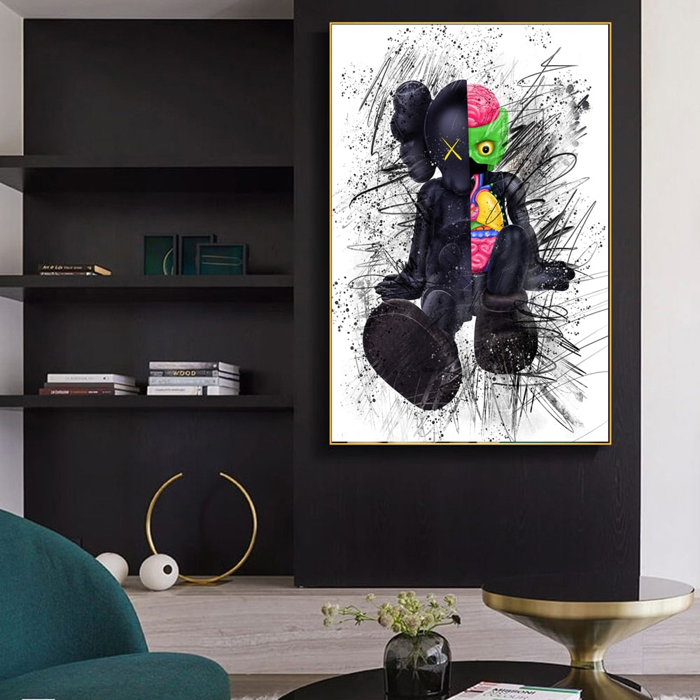 Zhangy Street Doll Canvas Wall Art - Zhangy - The Graffiti Emporium