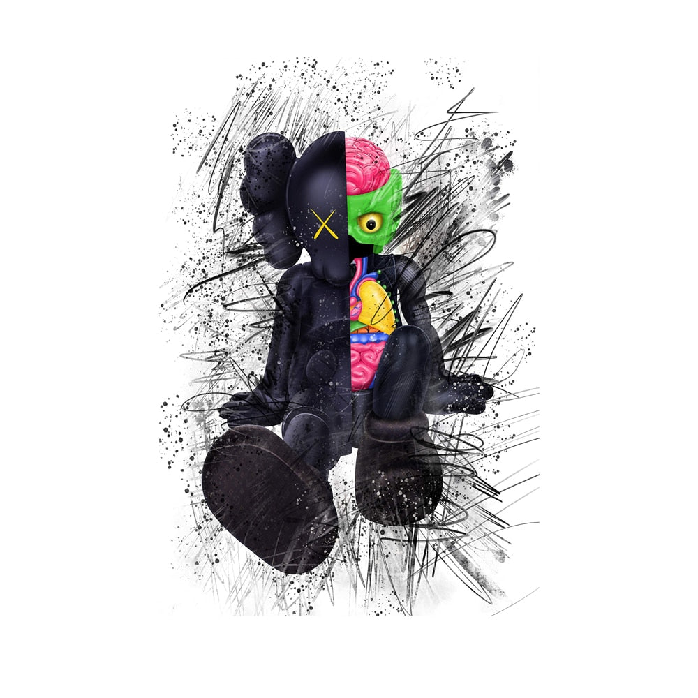 Zhangy Street Doll Canvas Wall Art - Zhangy - The Graffiti Emporium