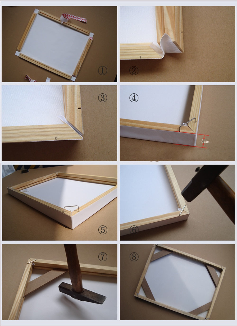 Wooden Canvas Frames - Canvas Stretch Frame - The Graffiti Emporium