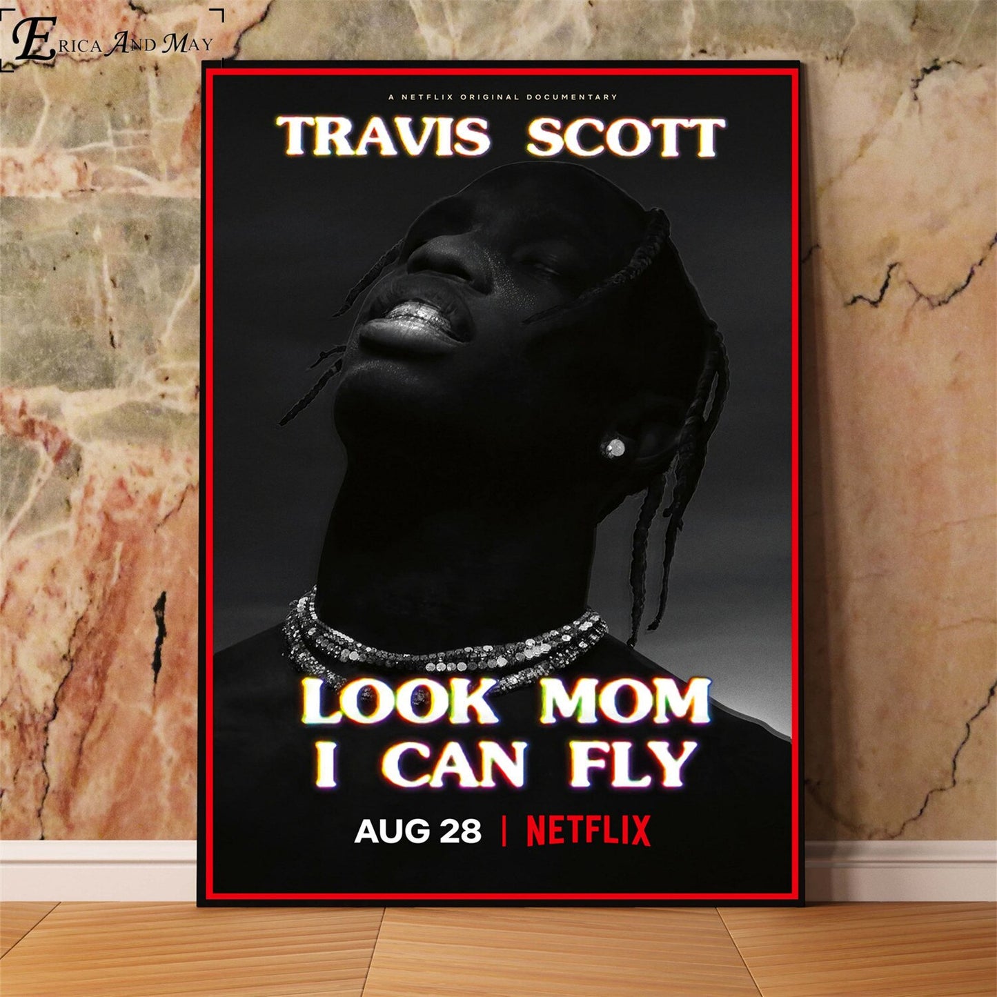 Travis Scott Wall Art - Look Mom I Can Fly Print - The Graffiti Emporium