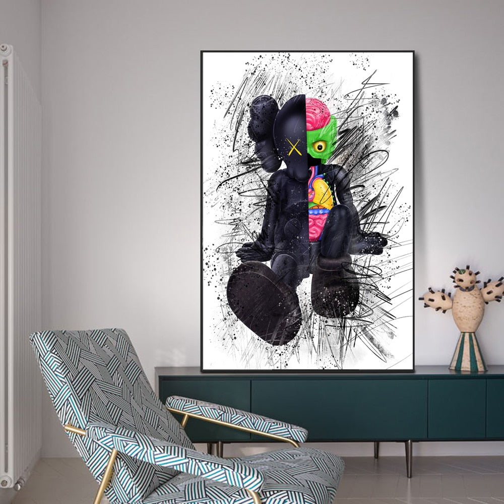 Zhangy Street Doll Canvas Wall Art - Zhangy - The Graffiti Emporium